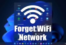 How to Forget WiFi Network in Windows 11
