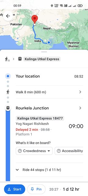 How to Track Live Train Running Status in Google Maps - 91