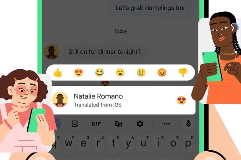 Google Messages Now Display Reactions From iPhones As Emojis