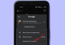 How to Delete the Last 15 Minutes of Google Search History on Android
