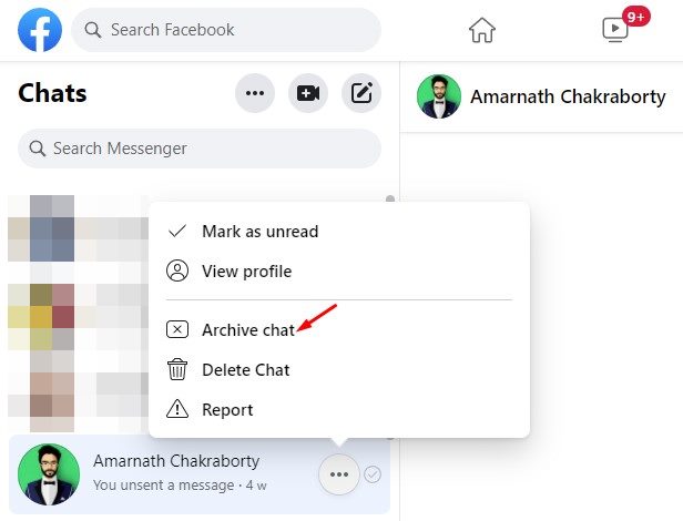 Archive chat facebook How to