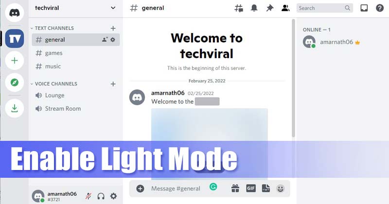 How to Turn on Light Mode in Discord in 2022
