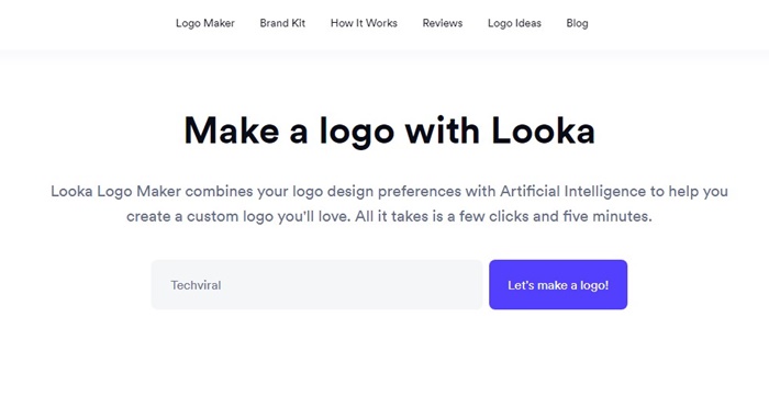 Creador de logotipos Looka