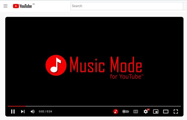 Zenei mód a YouTube indexképéhez