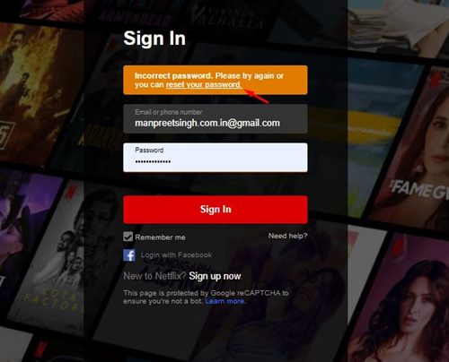 How to Reset or Change Netflix Password in 2022 - 7