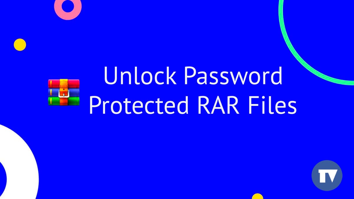 winrar unlock password