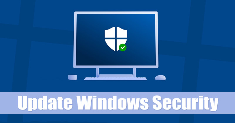 Manually Update Windows Security on Windows 11