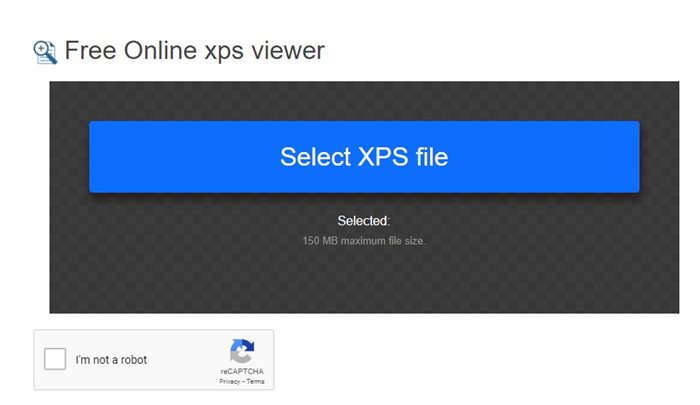 Use XPS Viewer Online