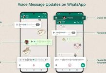 WhatsApp Voice Message Update