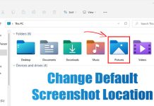 How to Change the Screenshot Folder Location in Windows 11