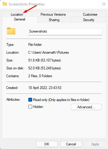 How to Change the Screenshot Folder Location in Windows 11 - 47