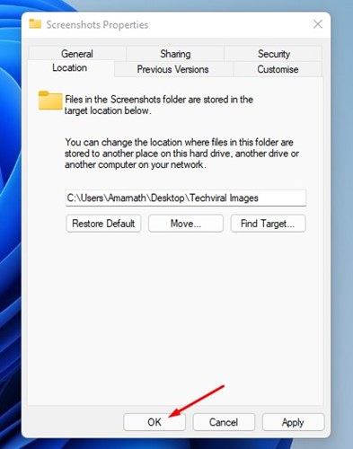 How to Change the Screenshot Folder Location in Windows 11 - 75