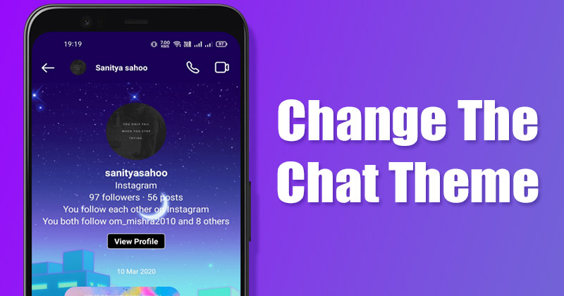 How to Change the Chat Theme in Instagram