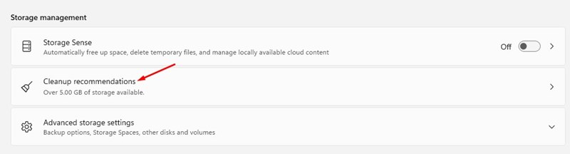 How to Use the Cleanup Recommendations on Windows 11 - 45