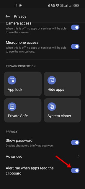 How to See When Apps Reads Your Clipboard on Android - 77
