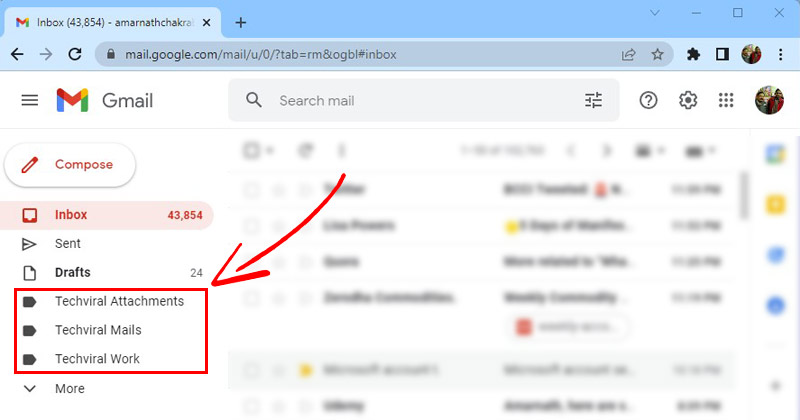 Create a deals label in gmail