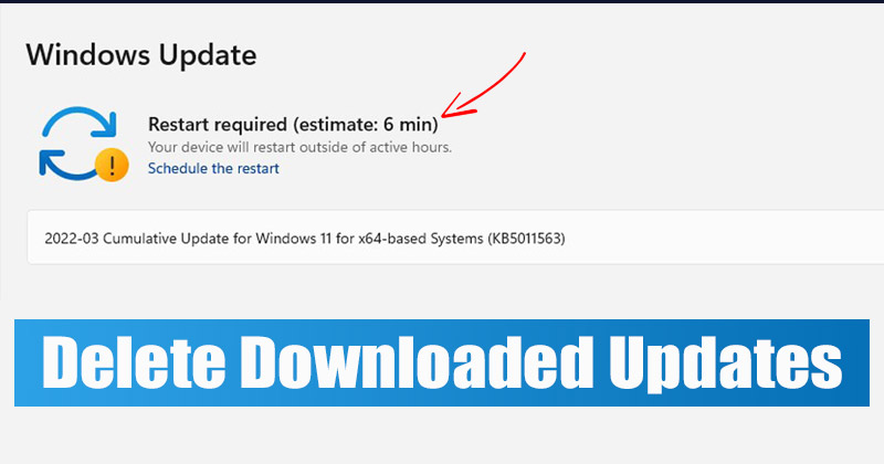 How to Delete Downloaded   Pending Updates in Windows 11 - 43