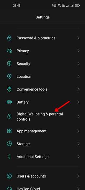 How to Disable Digital Wellbeing on Android Device - 21