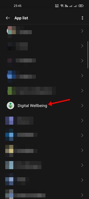 How to Disable Digital Wellbeing on Android Device - 5