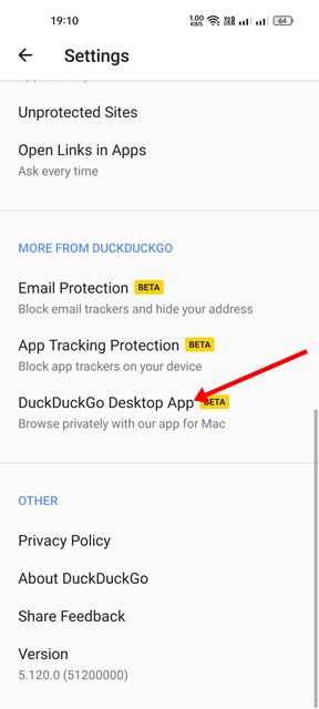 DuckDuckGo Desktop App