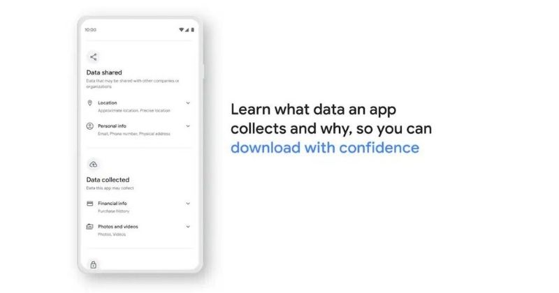 Google Play recebe nova opção de 'segurança de dados', mostra quais dados são coletados