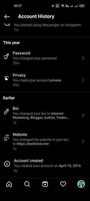 How to See Your Entire Instagram Account History - 44