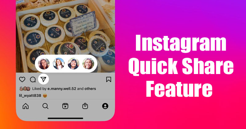 Come utilizzare la nuova funzione di condivisione rapida di Instagram