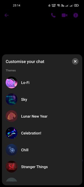 How to Change the Chat Theme in Facebook Messenger - 41
