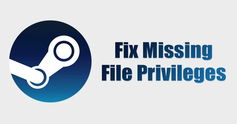 How to Fix Steam Missing File Privileges in Windows 10/11