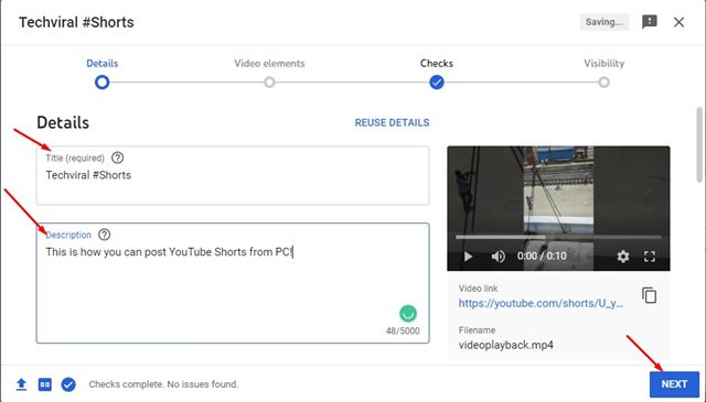 How to Post YouTube Shorts from PC - 5