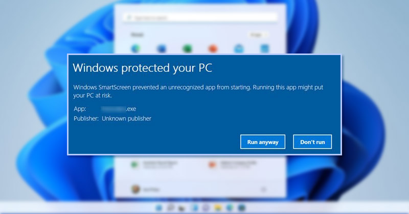 How to Disable Windows Defender SmartScreen on Windows 11