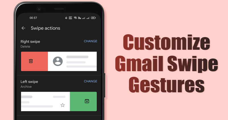 Come personalizzare i gesti di scorrimento di Gmail (Android e iOS)