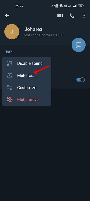 Mute for..