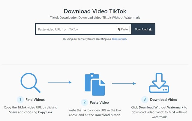 Without tiktok watermark download Tiktok Downloader