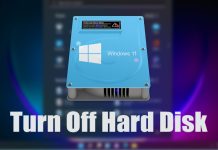 How to Turn Off Hard Disk After Idle Time in Windows 11