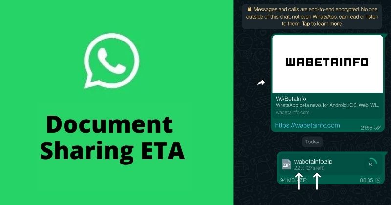 WhatsApp To Bring ETA Alerts Feature While Sending Files - 81