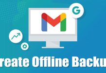 How to Create Offline Backup of Gmail Account