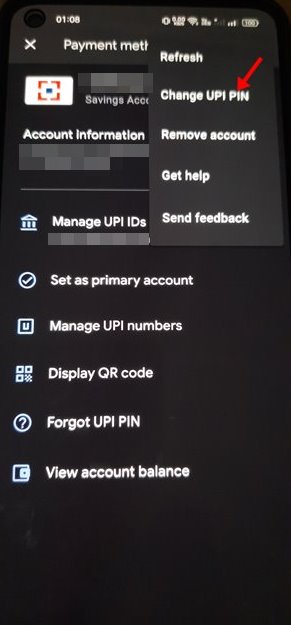 How to Change UPI PIN via Google Pay - 82