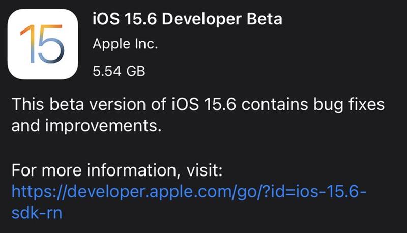 What's New in iOS 15.6 First Beta
