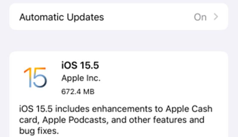 Apple Meluncurkan iOS 15.5 Dengan Peningkatan Baru