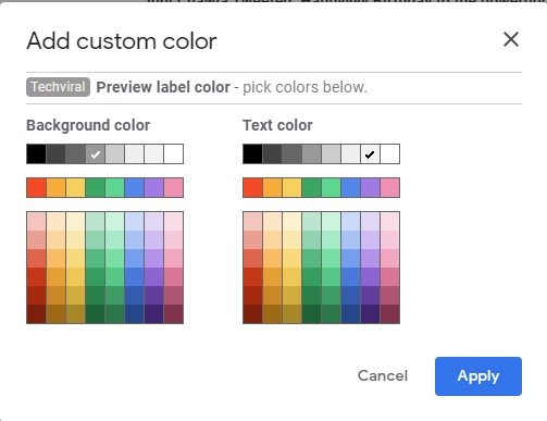 Add Custom color