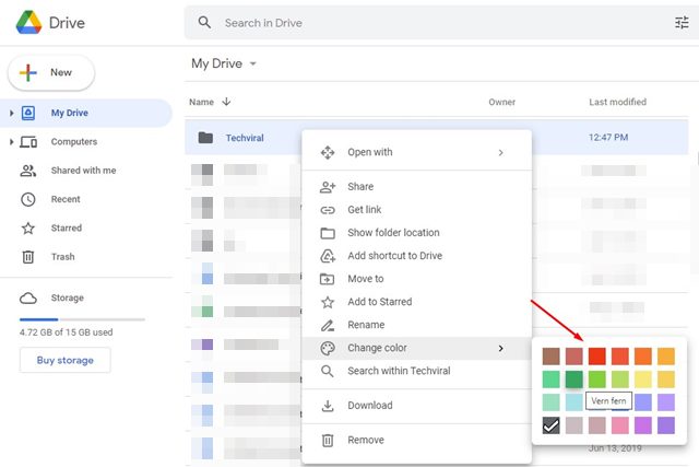 How to Color Code Folders in Google Drive - 38