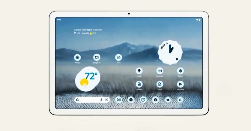 O Google Pixel Tablet não chegará até 2023