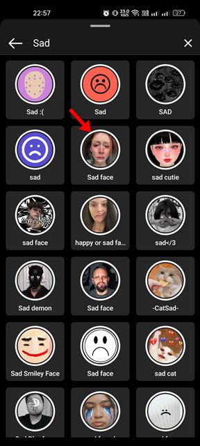 How to Use the Sad Face Filter on Instagram - 17