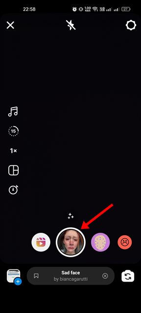 How to Use the Sad Face Filter on Instagram - 32