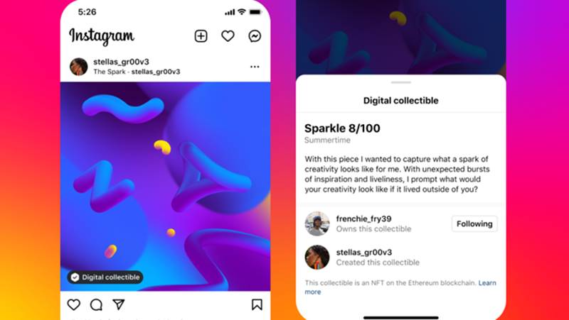 Instagram Will Soon Introduce NFTs Segment for Everyone