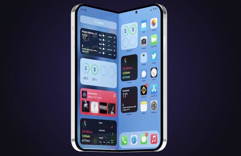 Os últimos detalhes da Apple sugerem que o futuro iPhone seria um ID de toque dobrável ou retido na tela