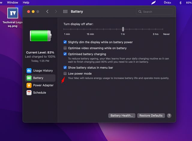 How to Enable Low Power Mode on Mac in 2022 - 25