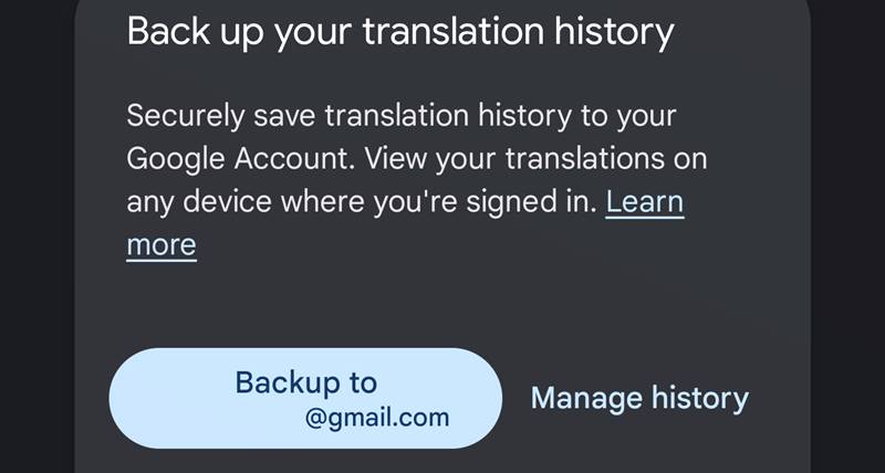 Agora você pode acessar seu histórico do Google Tradutor 