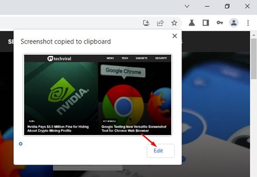 How to Enable   Use the Hidden Screenshot Editor in Chrome - 73